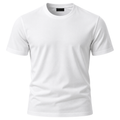 Premium Cotton Crew Neck T-Shirt – Classic White | BERZZAVIO