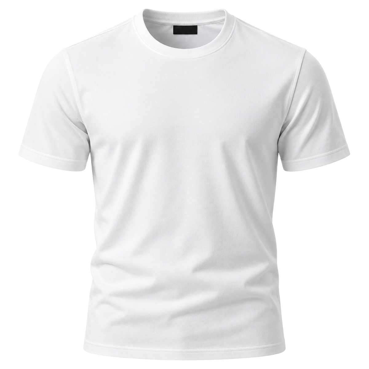 Premium Cotton Crew Neck T-Shirt – Classic White | BERZZAVIO