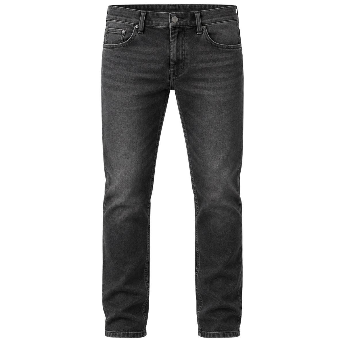 Premium Tapered Fit Denim Jeans – Charcoal Grey | BERZZAVIO